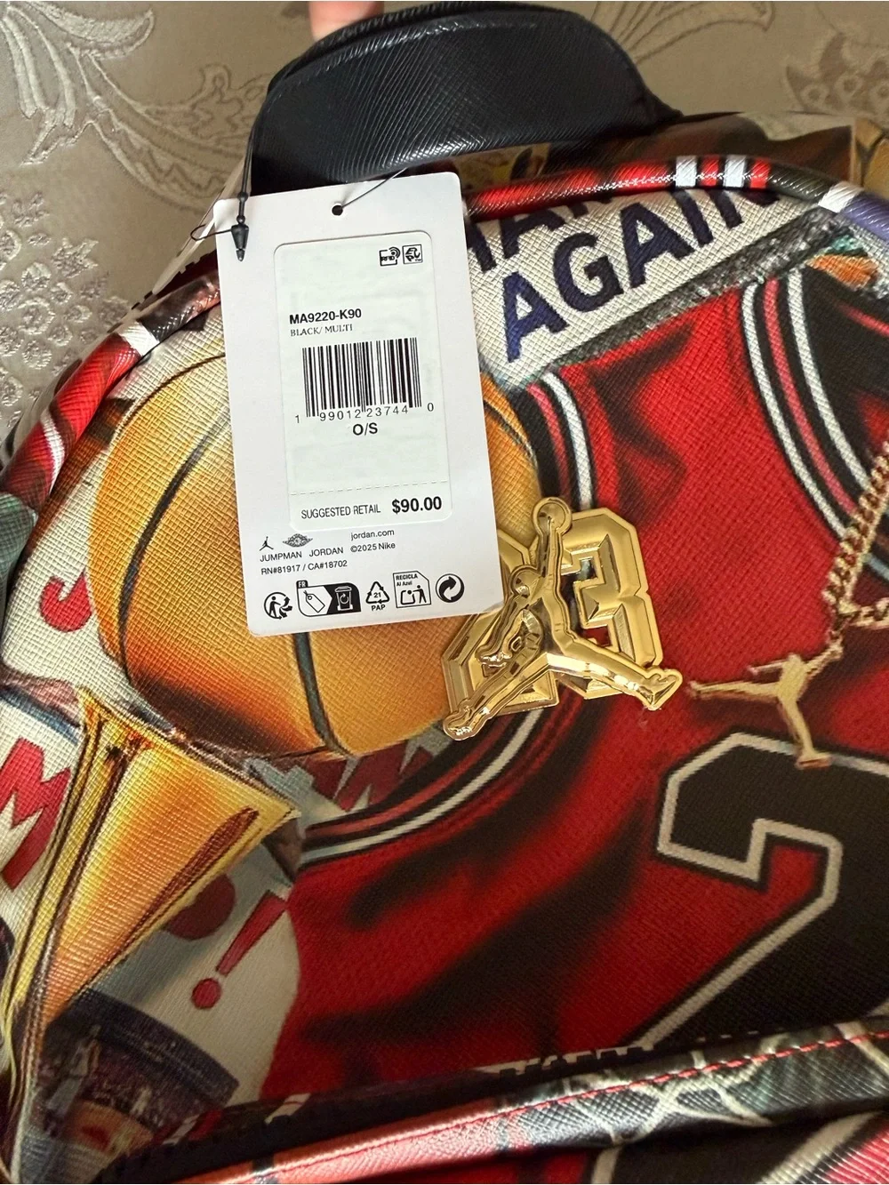 Jordan’s Leather Backpack